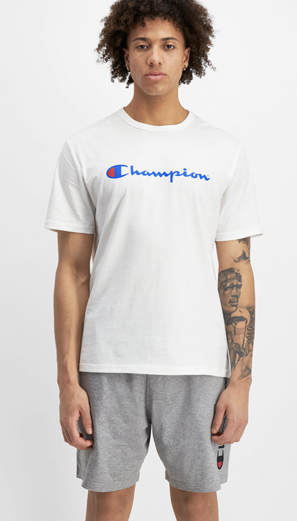 CHAMPION SCRIPT SHORT SLEEVE TEE – CM Trading