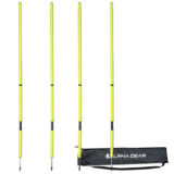 4 Pack Spring Agility Pole in Carry Bag